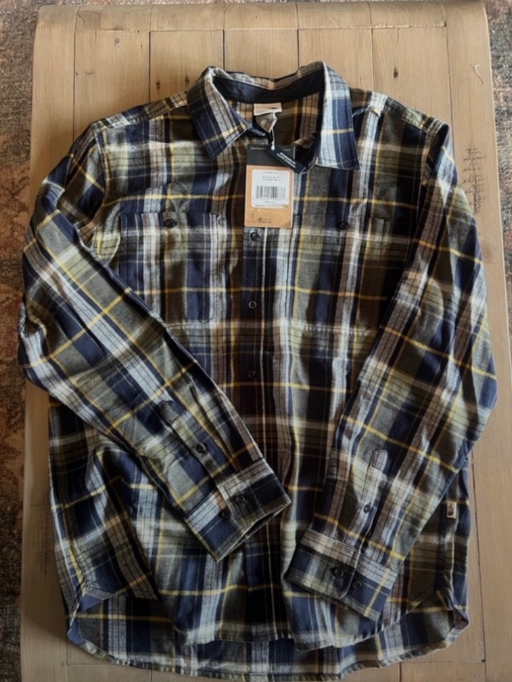 THE NORTH FACE Men's Arroyo Long Sleeve Flannel Button-Down Shirt Size large